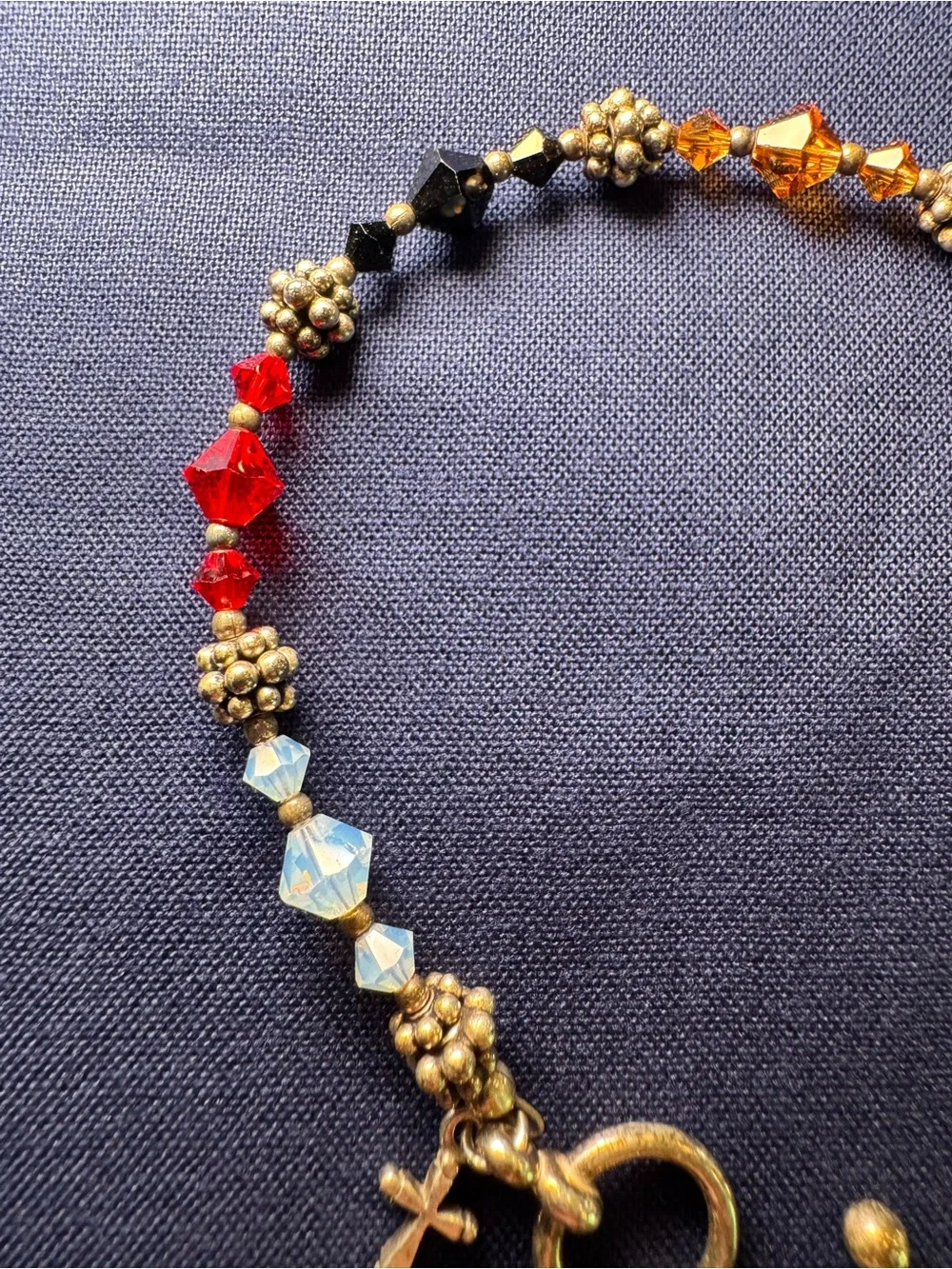 Salvation Multicolor Crystal Bead Toggle Bracelet - Women Jewelry